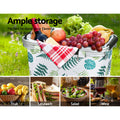 Alfresco Picnic Basket Folding Insulated Food Storage Hamper