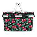 Alfresco Picnic Basket Folding Insulated Food Hamper Storage Bag