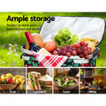 Alfresco Picnic Basket Folding Insulated Food Hamper Storage Bag