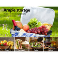 Alfresco Insulated Picnic Basket Folding Hamper Food Storage Bag