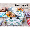 Alfresco Picnic Basket Folding Insulated Hamper Food Storage Bag