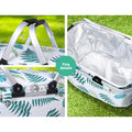 Alfresco Picnic Basket Folding Insulated Hamper Food Storage Bag