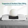 Giselle Contour Pillow Ergonomic Neck Support 48x73cm Memory Foam