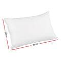 Giselle Duck Feather Down Pillow Twin Pack 2 Luxury Bedding