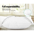 Giselle Duck Feather Down Pillow Twin Pack 2 Luxury Bedding