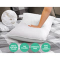 Giselle Duck Feather Down Pillow Twin Pack