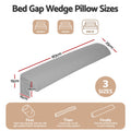 Giselle King Bed Wedge Pillow For Headboard, Close Gap And Stop Pillows Sliding, Perfect For Dorm Or Tatami Reading, 25D Foam Mattress Gap Filler With 2 Side Pockets, Washable 110gsm Cover