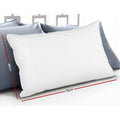 Giselle Goose Feather Down Pillow Twin Pack 50x75cm