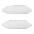 Giselle Goose Feather Down Pillow Twin Pack 50x75cm