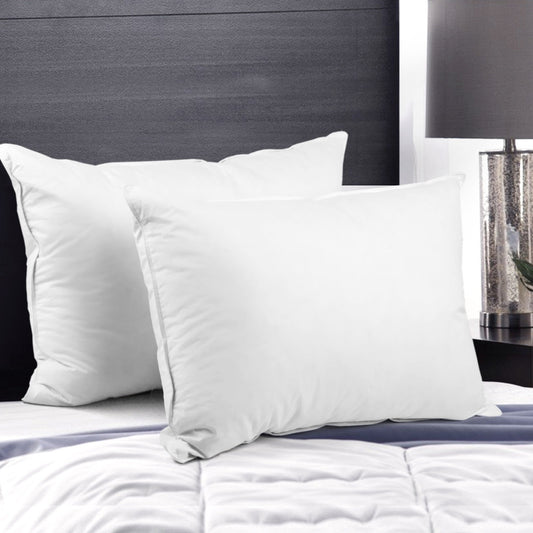 Giselle Goose Feather Down Pillow Twin Pack 2x
