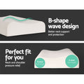 Giselle Natural Latex Pillow 2-Zone Twin Pack