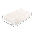 Giselle Natural Latex Pillow Twin Pack QUEEN Size