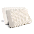 Giselle Natural Latex Pillow Twin Pack QUEEN Size