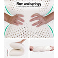 Giselle Natural Latex Pillow Twin Pack Classic