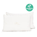 Giselle Memory Foam Pillow Bamboo Cover Twin Pack