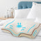 Giselle Memory Foam Cervical Pillow Butterfly Neck Support White