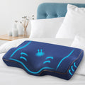 Giselle Memory Foam Neck Pillow Cervical Butterfly Ergonomic Navy