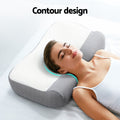 Giselle Contour Pillow Memory Foam Cervical Support