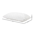 Giselle Memory Foam Pillow KING Size Twin Pack