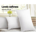 Giselle Bed Pillows 4 Pack 50x90cm Hotel Quality White