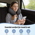 Giselle Travel Neck Pillow U-Shape Memory Foam Plane Car Cushion