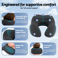 Giselle Travel Neck Pillow U-Shape Memory Foam Plane Car Cushion