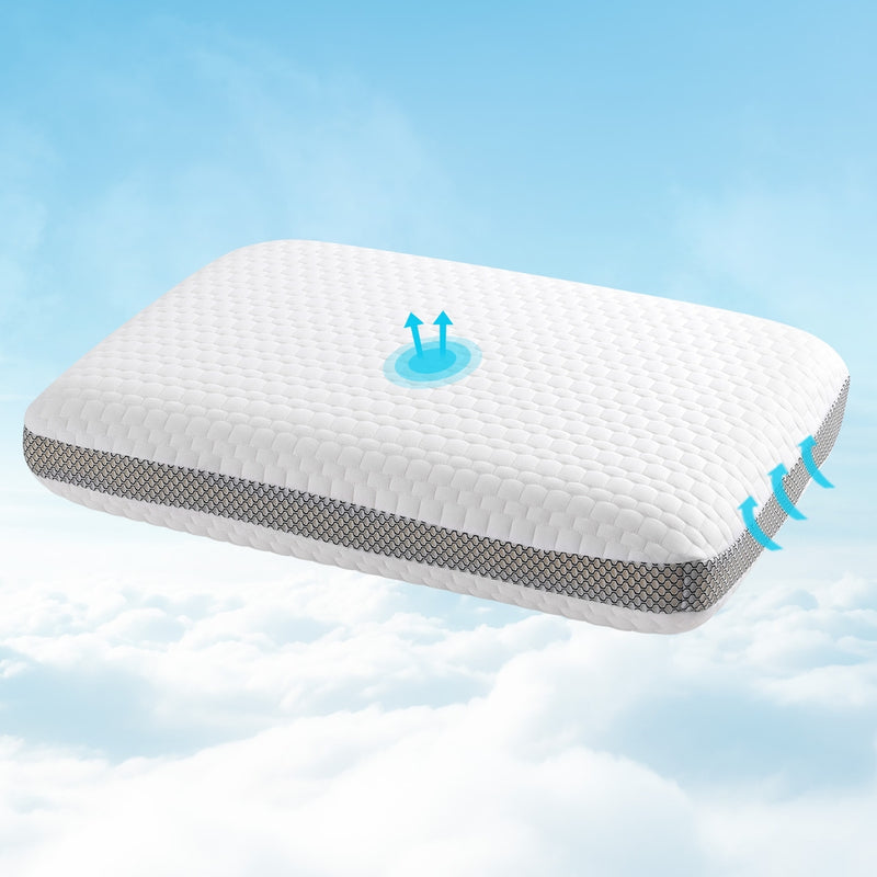 Giselle Memory Foam Pillow Standard Size White