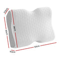 Giselle Memory Foam Contour Neck Pillow Orthopedic