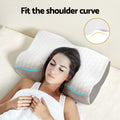 Giselle Memory Foam Contour Neck Pillow Orthopedic