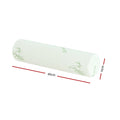 Giselle Memory Foam Neck Roll Pillow Bamboo Cover