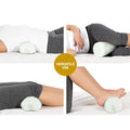 Giselle Memory Foam Neck Roll Pillow Bamboo Cover