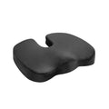 Giselle Memory Foam Seat Cushion Black Back Pain Relief Chair Pad