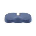 Giselle Memory Foam Seat Cushion Blue Chair Pad Back Pain Relief