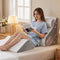 Giselle 4PCS Orthopedic Bed Wedge Pillow Set Anti-Slip Velcro System For Sleeping, 30D Gel Memory Foam Support Cushions For Acid Reflux And Leg Elevation