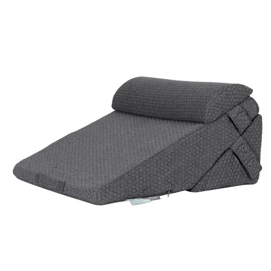 Giselle Adjustable Wedge Pillow Grey Memory Foam