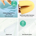 Giselle Wedge Pillow Bamboo Cover Memory Foam