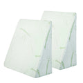 Giselle Wedge Pillow Bamboo Cover Twin Pack