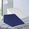 Giselle Bedge Pillow White Blue Memory Foam Support