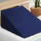 Giselle Wedge Pillow Blue Twin Pack Memory Foam Support