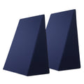 Giselle Wedge Pillow Blue Twin Pack Memory Foam Support