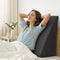 Giselle Wedge Pillow Grey Memory Foam Support