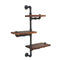 Artiss Floating Pipe Shelf 3 Tier DIY Industrial