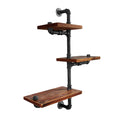 Artiss Floating Pipe Shelf 3 Tier DIY Industrial