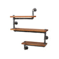 Artiss Floating Pipe Shelf 3 Tier DIY Industrial