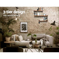 Artiss Floating Pipe Shelf 3 Tier DIY Industrial