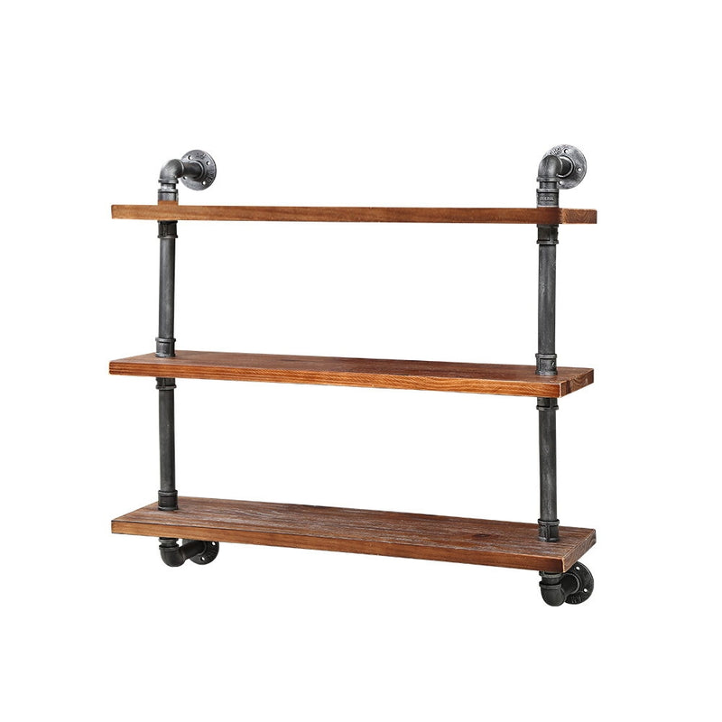 Artiss Floating Pipe Shelf 3 Tier DIY Industrial