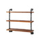 Artiss Floating Pipe Shelf 3 Tier DIY Industrial