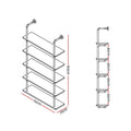 Artiss Floating Pipe Shelf 5 Tier DIY Industrial