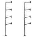 Artiss DIY Floating Pipe Shelf Metal Brackets Set of 2