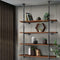 Artiss DIY Floating Pipe Shelf Metal Brackets Set of 2